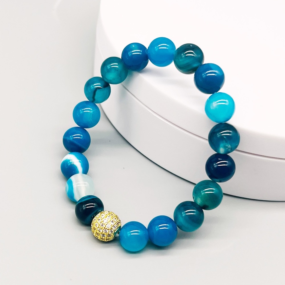 Blue Healing Stone Bracelet